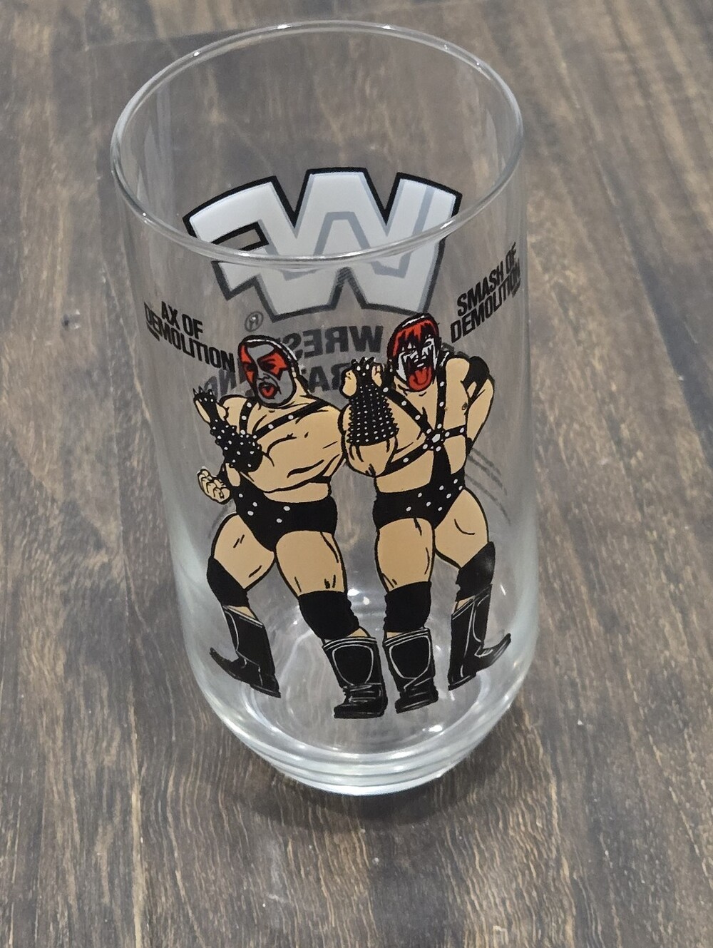 WWF Collector Glass Demolition Ax And Smash